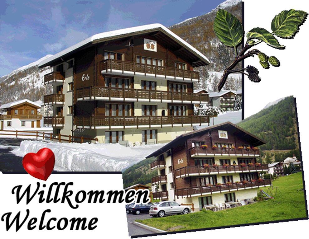 Haus Erle Apartment Saas-Grund Exterior foto